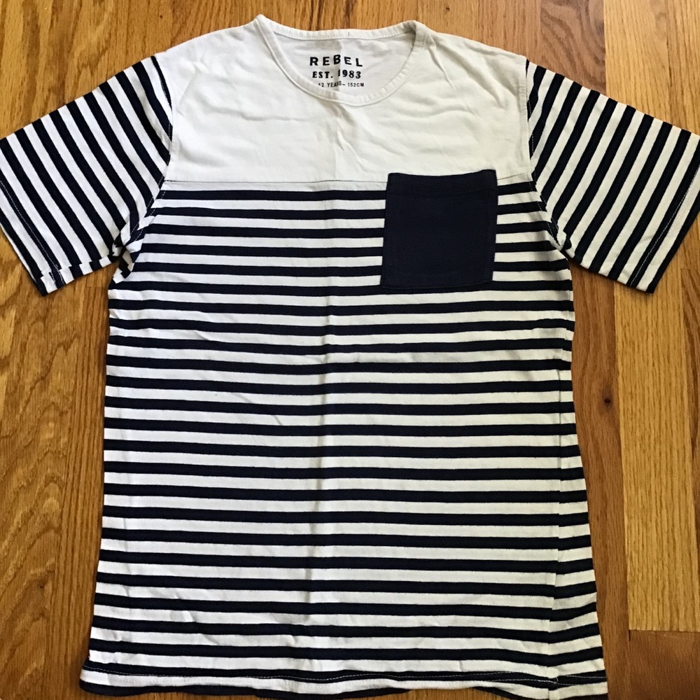 100% Cotton Striped T-Shirt
